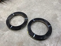 Bandstaal 12mm zwart gelakt 0,4mm dik (2x) - afbeelding 1 van  5