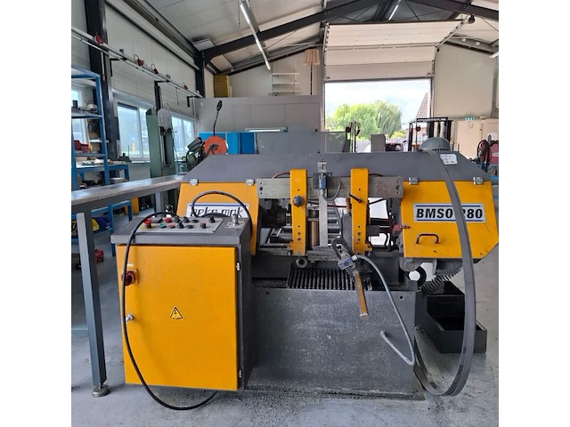 Bandzaagmachine met aanvoerbaan beka-mak, bms 280, bouwjaar 2008 - afbeelding 12 van  17