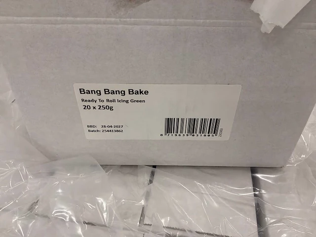 Bang bang bake groene rolfondant (250g) (880x) - afbeelding 3 van  4