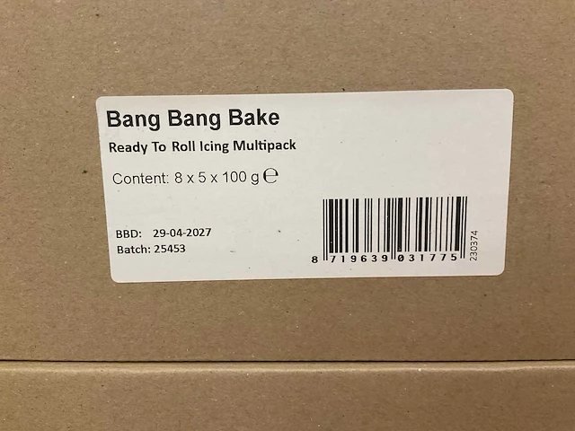 Bang bang bake rolfondant 100g (352x) - afbeelding 3 van  3