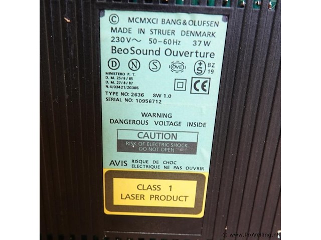 Bang & olufsen beocenter ouverture - afbeelding 5 van  5