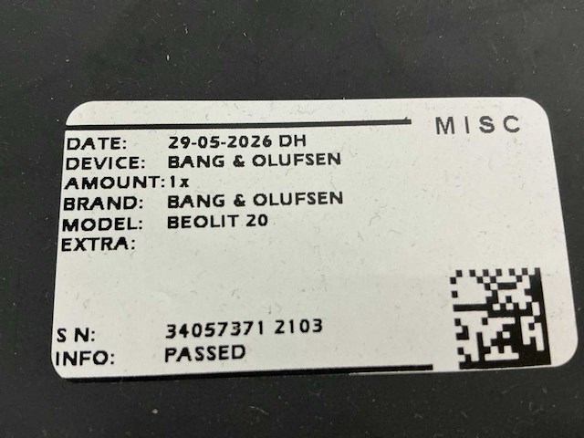 Bang & olufsen beolit 20 speaker - afbeelding 6 van  6