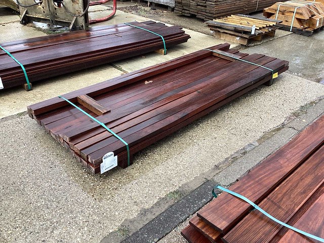 Bangkirai balk hardhout (20x) - afbeelding 1 van  4