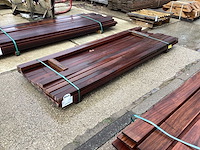 Bangkirai balk hardhout (20x) - afbeelding 1 van  4