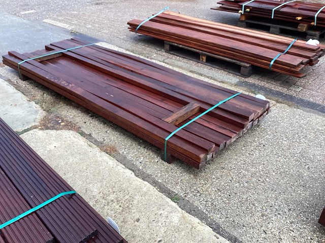 Bangkirai balk hardhout (20x) - afbeelding 2 van  4