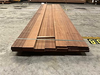 Bangkirai planken geschaafd 28x145 mm (19x) - afbeelding 3 van  4