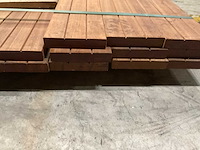 Bangkirai planken geschaafd 28x145 mm (19x) - afbeelding 4 van  4