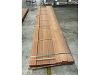 Bangkirai planken geschaafd 28x145 mm (32x) - afbeelding 5 van  6