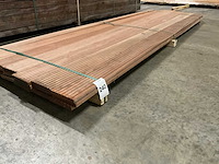 Bangkirai vlonderdelen 21x145 mm (21x) - afbeelding 1 van  6