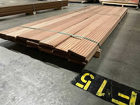 Bangkirai vlonderdelen 21x145 mm (21x) - afbeelding 3 van  6