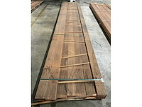 Bangkirai vlonderdelen 28x145 mm (17x) - afbeelding 4 van  5
