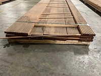 Bangkirai vlonderdelen 28x145 mm (17x) - afbeelding 2 van  5