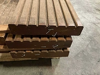 Bangkirai vlonderdelen 28x145 mm (17x) - afbeelding 5 van  5