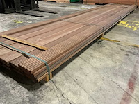 Bangkirai vlonderdelen 28x145 mm (23x) - afbeelding 3 van  6