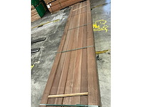 Bangkirai vlonderdelen 28x145 mm (23x) - afbeelding 5 van  6