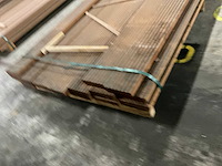 Bangkirai vlonderplanken 28x145 mm (17x) - afbeelding 4 van  6