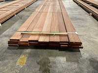 Bangkirai vlonderplanken 28x145 mm (23x) - afbeelding 2 van  5