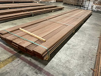 Bangkirai vlonderplanken 28x145 mm (23x) - afbeelding 3 van  5