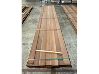Bangkirai vlonderplanken 28x145 mm (23x) - afbeelding 5 van  5