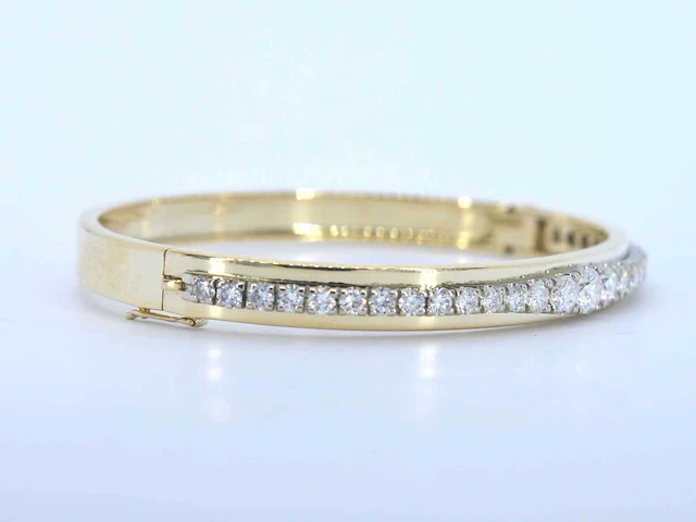 Bangle armband diamant 2.50 ct - afbeelding 4 van  8
