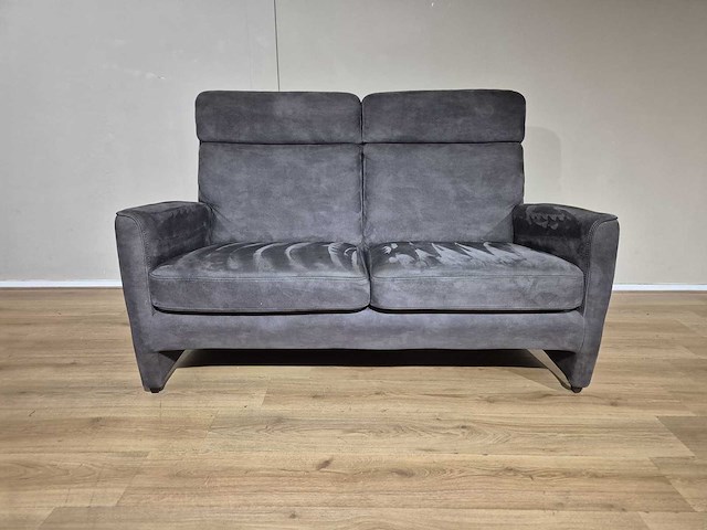 Bank - microleder - 2 zits bank - afbeelding 1 van  6