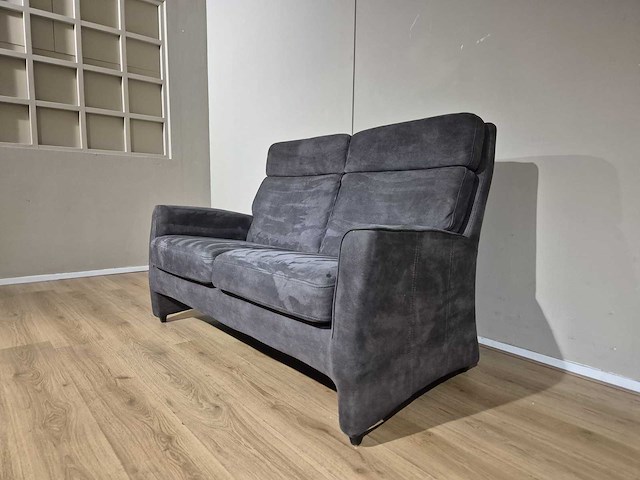 Bank - microleder - 2 zits bank - afbeelding 2 van  6