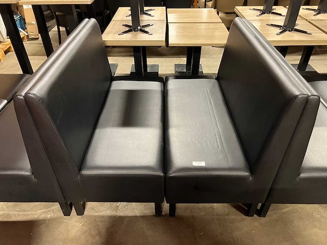 Bank - overige restaurantinrichting (2x) - afbeelding 1 van  2