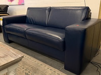 Bank, blauw, 198x90 cm