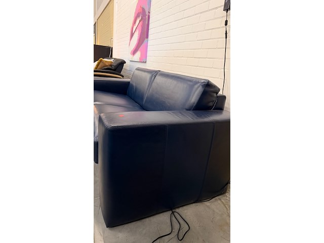 Bank, blauw, 198x90 cm - afbeelding 2 van  4