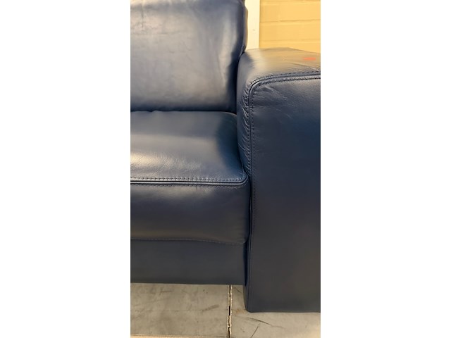 Bank, blauw, 198x90 cm - afbeelding 4 van  4