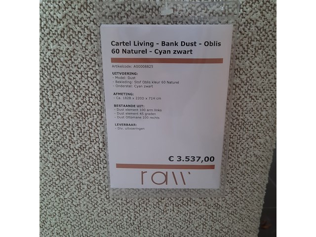 Bank cartel living, dust, 3-delig - afbeelding 4 van  11