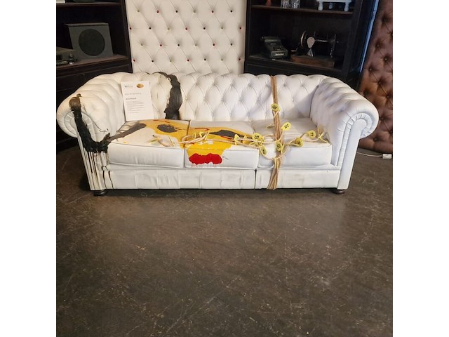 Bank chesterfield, chesterfield, meerkleurig - afbeelding 5 van  5