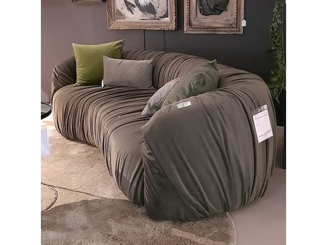 Bank easy sofa, wrinkle bank, groen - afbeelding 1 van  5