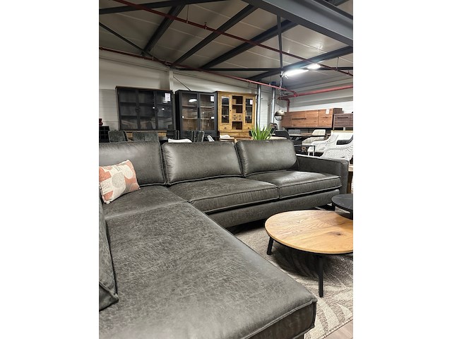 Bank floris, antraciet - afbeelding 1 van  3