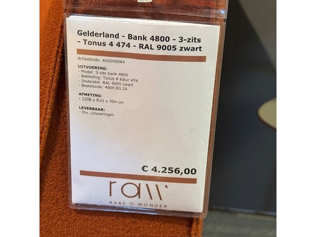 Bank gelderland, 4850, 4-zits - afbeelding 2 van  6