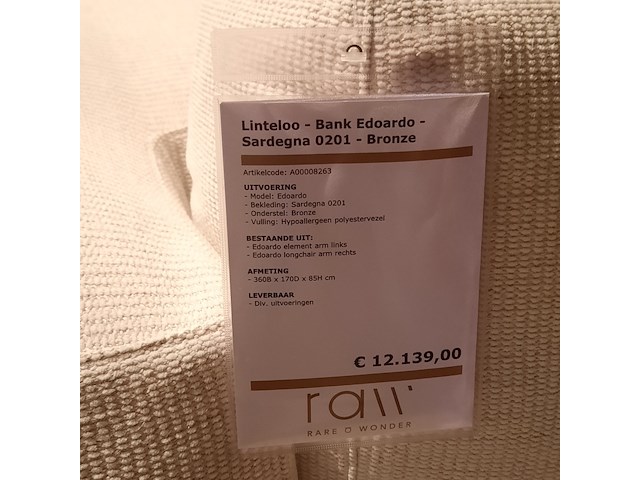 Bank linteloo, edoardo - afbeelding 7 van  14