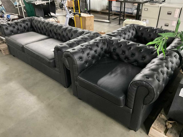 Bank met 2 fauteuils - afbeelding 2 van  5