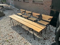 Bank met 4 stoelen - afbeelding 2 van  5