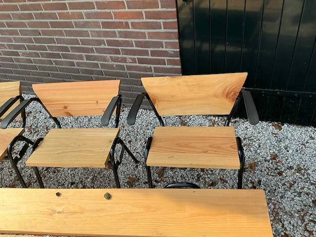 Bank met 4 stoelen - afbeelding 3 van  5
