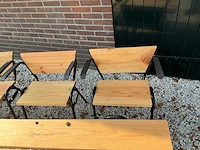 Bank met 4 stoelen - afbeelding 3 van  5