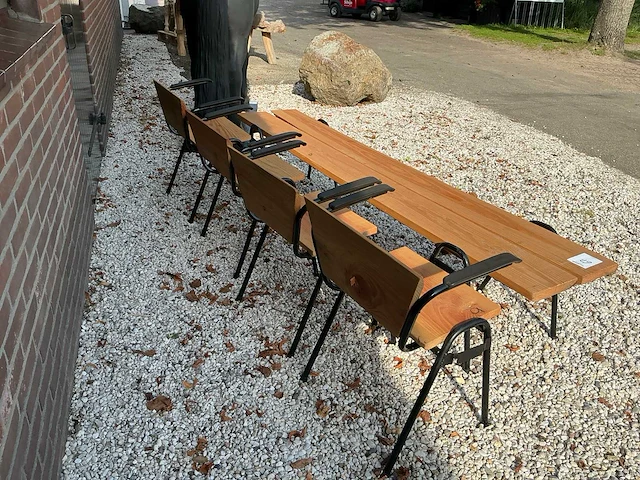 Bank met 4 stoelen - afbeelding 4 van  5