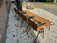 Bank met 4 stoelen - afbeelding 4 van  5