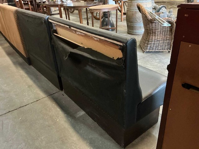 Bank met hoge rugleuning (2x) - afbeelding 3 van  3