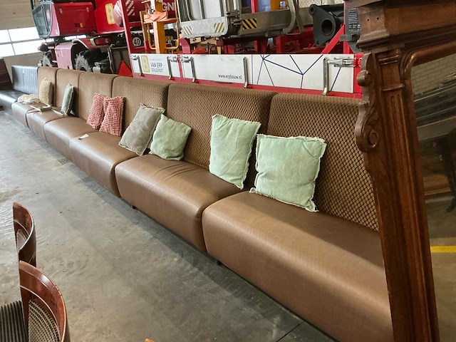 Bank met hoge rugleuning (6x) - afbeelding 1 van  6