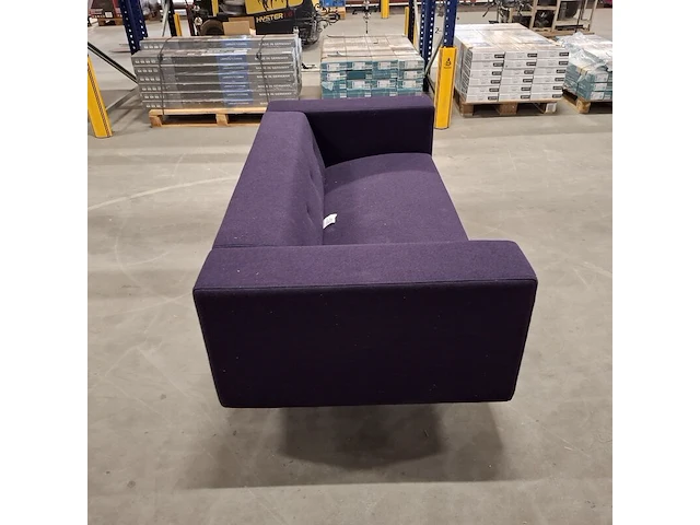 Bank met knoopstiksel, moooi, paars - afbeelding 3 van  9
