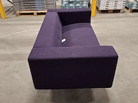 Bank met knoopstiksel, moooi, paars - afbeelding 3 van  9