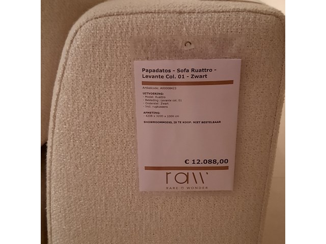 Bank papadatos, ruattro, 4-delig - afbeelding 7 van  14