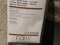 Bank, pode, fold, 3,5 zits - afbeelding 2 van  8