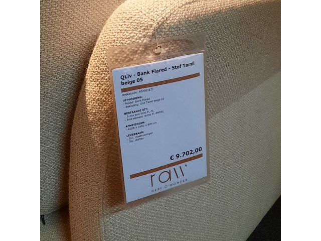 Bank qliv, flared, tamil beige - afbeelding 7 van  11