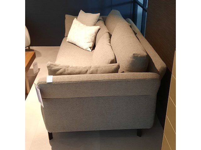 Bank qliv, flared, taupe, 3-zits - afbeelding 4 van  12